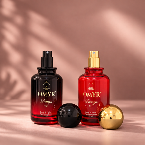 OMYR Ruby Collection perfume duo with Premya and Ratiya